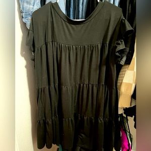 Black Ruffle Dress